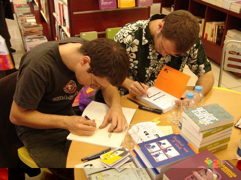 saturday in dijon, at the bookshop.